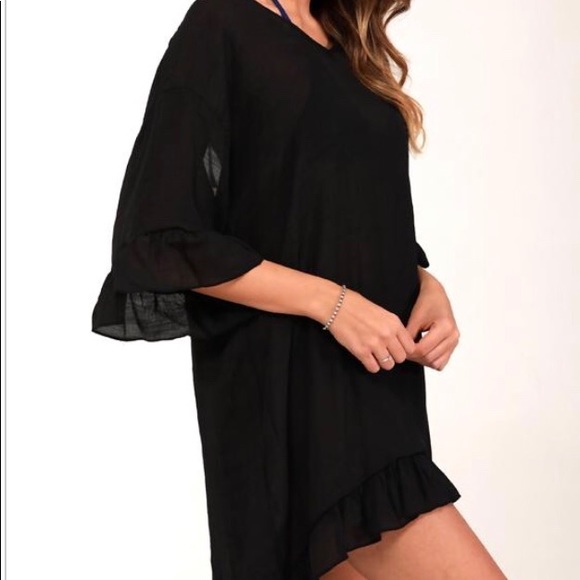 Black bathing suit cover🍍 - Picture 3 of 6